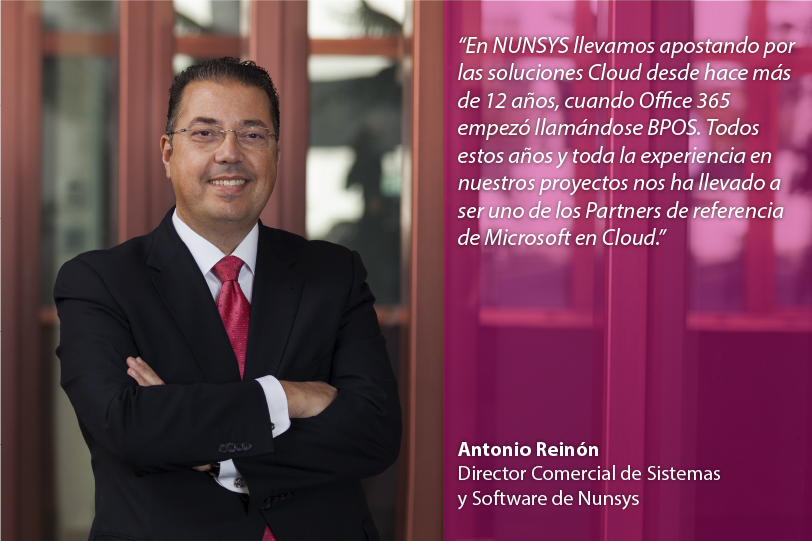 Antonio Reinon, Director comercial de sistemas y software de nunsys