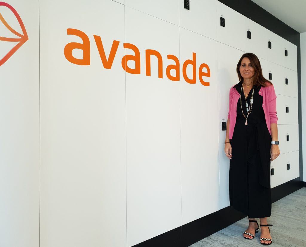 Corine Vives en 2019 en las oficinas de Avanade