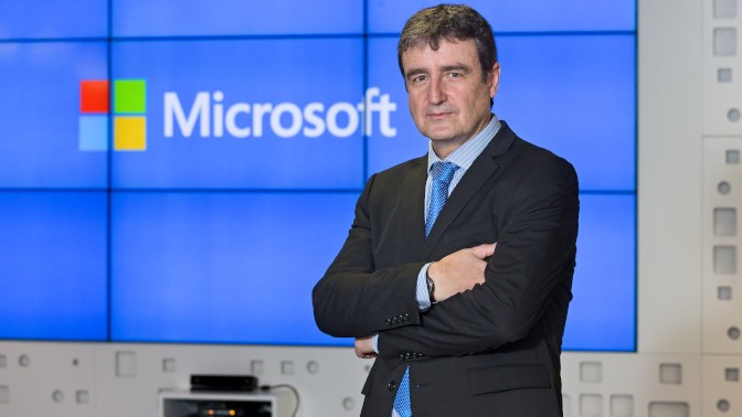 Héctor Sánchez Montenegro. director del Director de Tecnología de Microsoft en España
