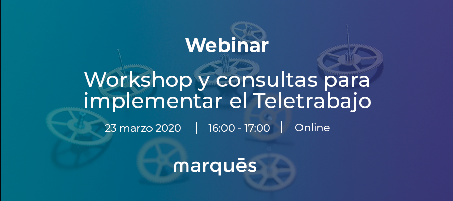 Webinar teletrabajo Marques