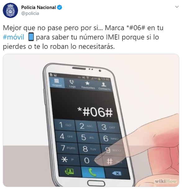 cómo saber tu IMEI