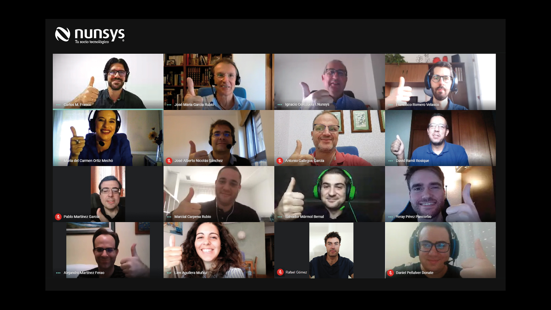 Llamada Microsoft Teams equipo Nunsys