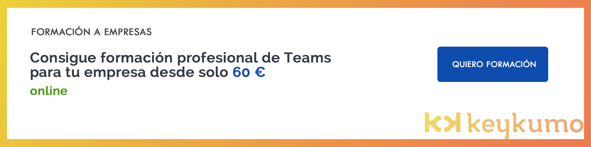 Formación profesional Microsoft Teams