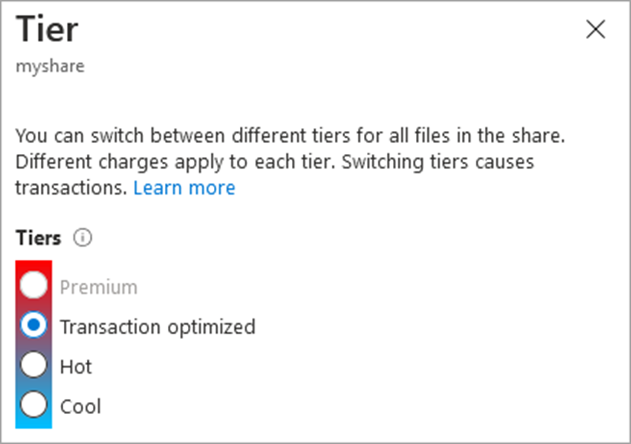 ¿Qué tipo de Azure Files necesito?