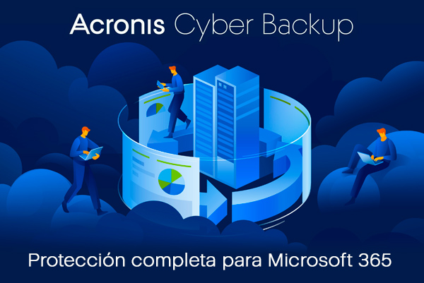 Acronis Cyber Backup, Protección completa para Microsoft 365