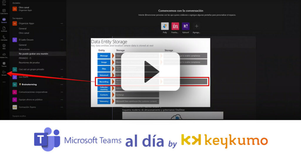 no puedo grabar la reunión en Microsoft Teams