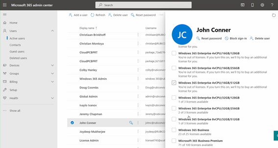 Microsoft 365 Admin Center
