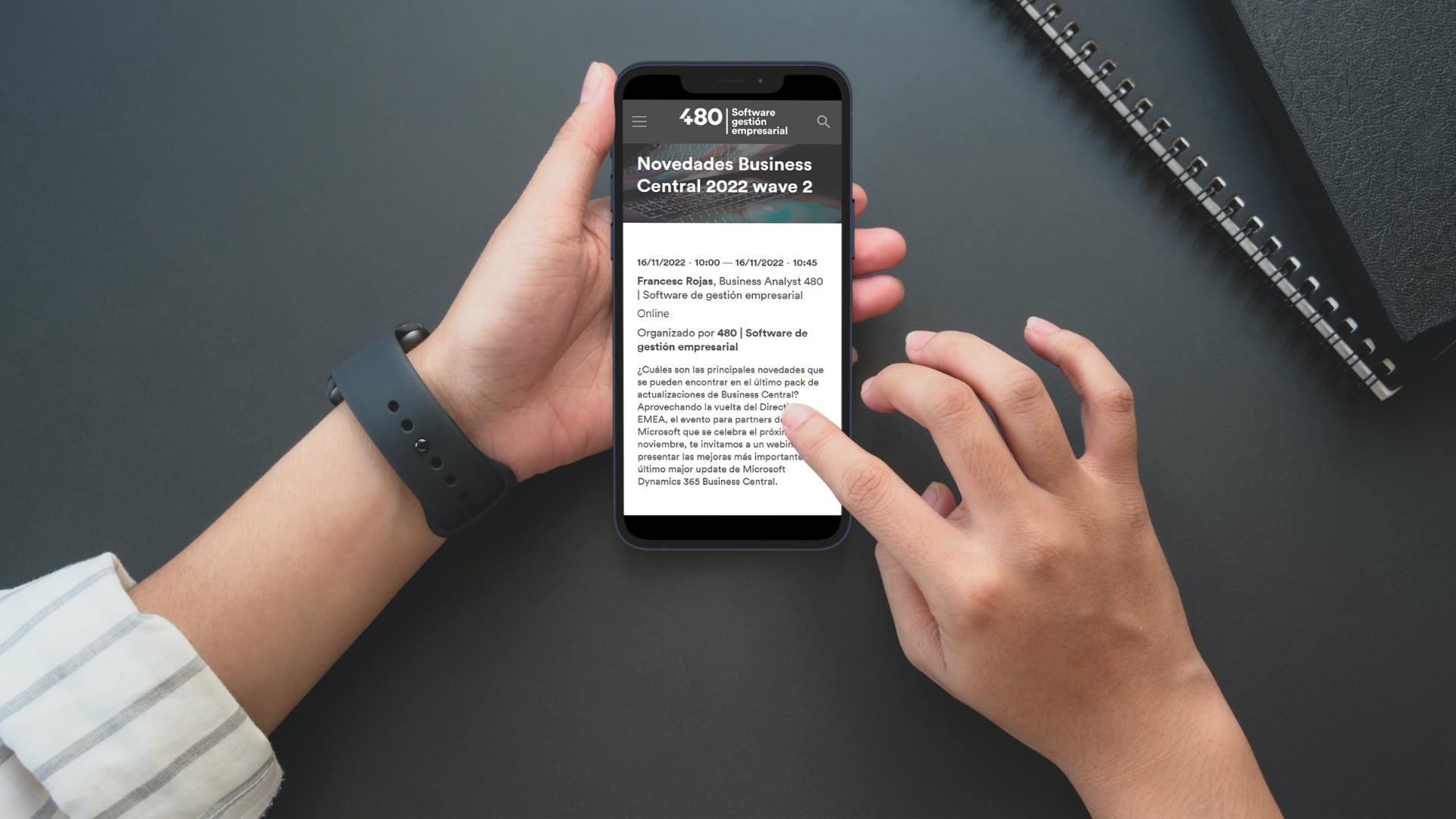 Descubre todas las novedades de Business Central 2022 Wave 2 Webinar 480